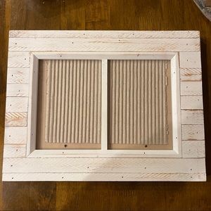 Wood 2 picture picture frame